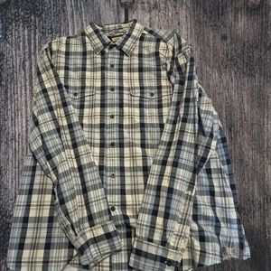 GH Bass Shirt. Blue plaid.